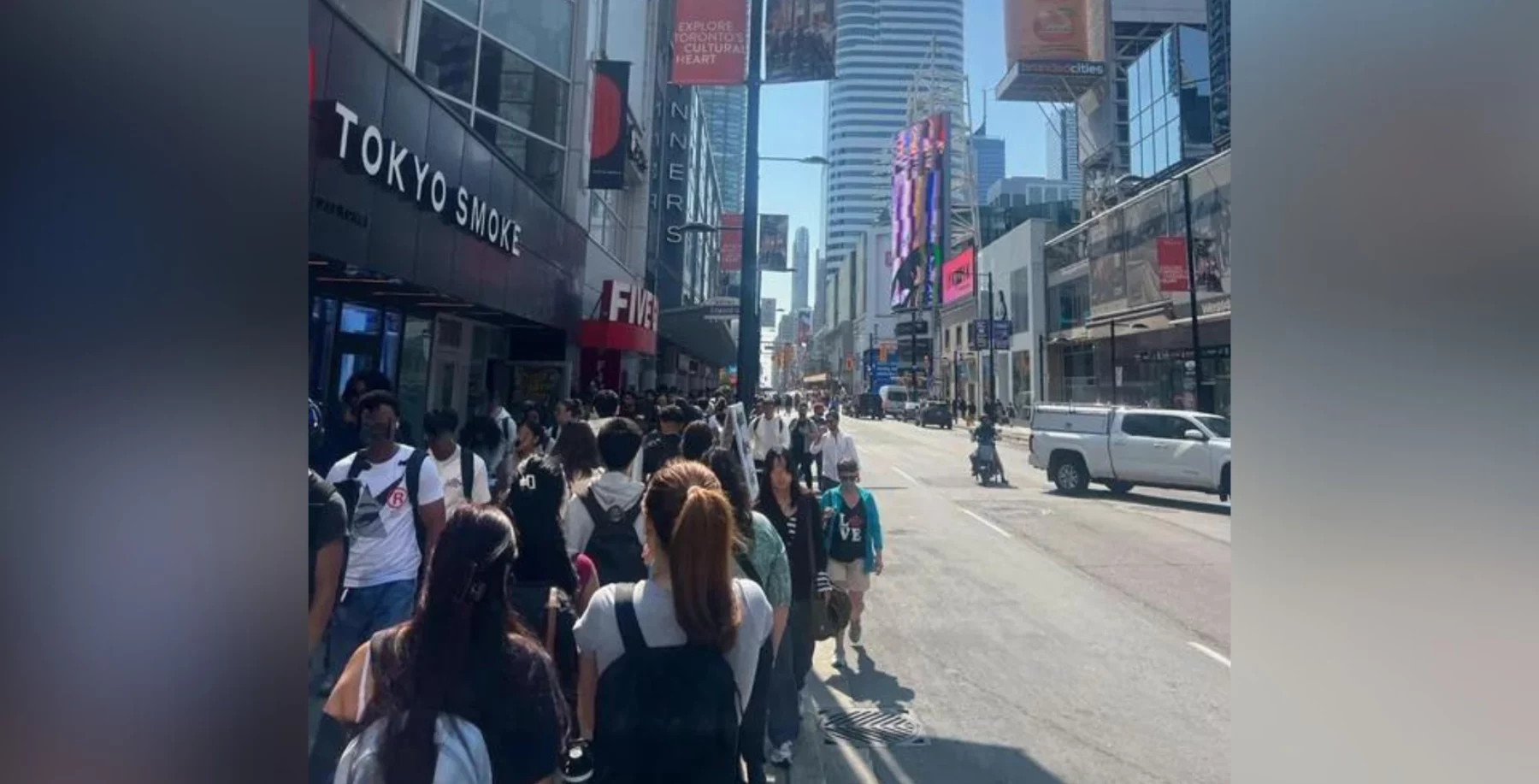 Yonge-Dundas Pedestrians